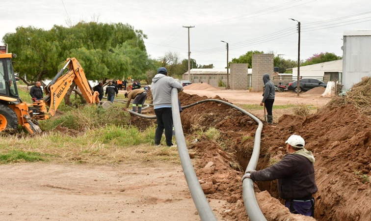 Comenzó la construccion de un nuevo acueducto en Chamical