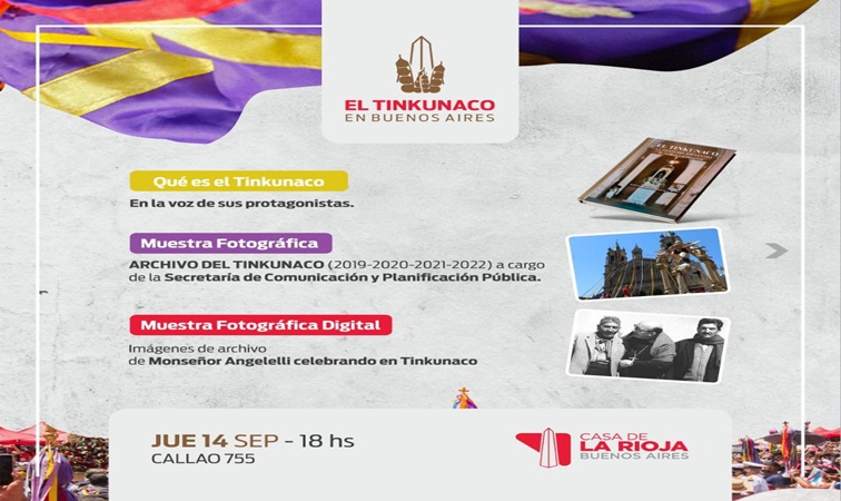 Éste jueves se celebra el «Tinkunaco en Buenos Aires» en Casa de La Rioja