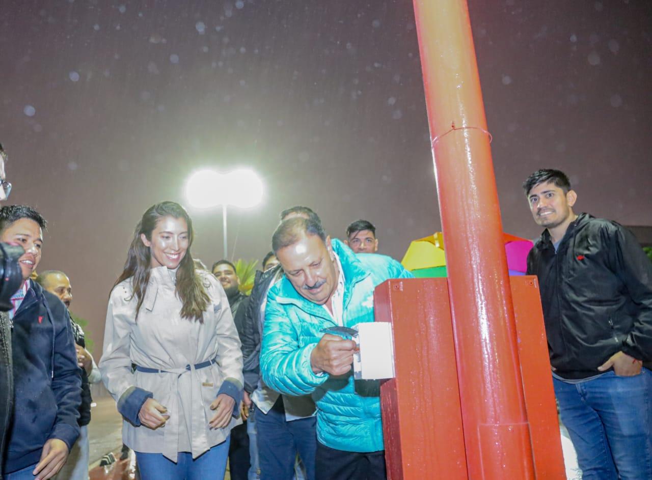 Fue inaugurada iluminación led en zona del Parque de las Juventudes