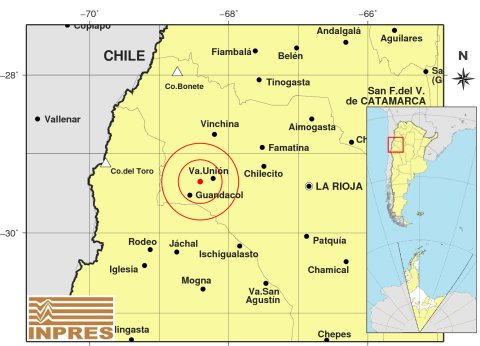 Sismo de magnitud 4.8 afectó a La Rioja
