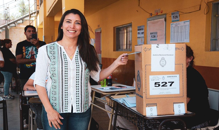 Florencia López: «Emití mi voto con un amor profundo por mi patria»