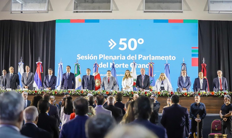  Tuvo lugar en La Rioja la 50° Sesión Plenaria del Parlamento del Norte Grande Argentino