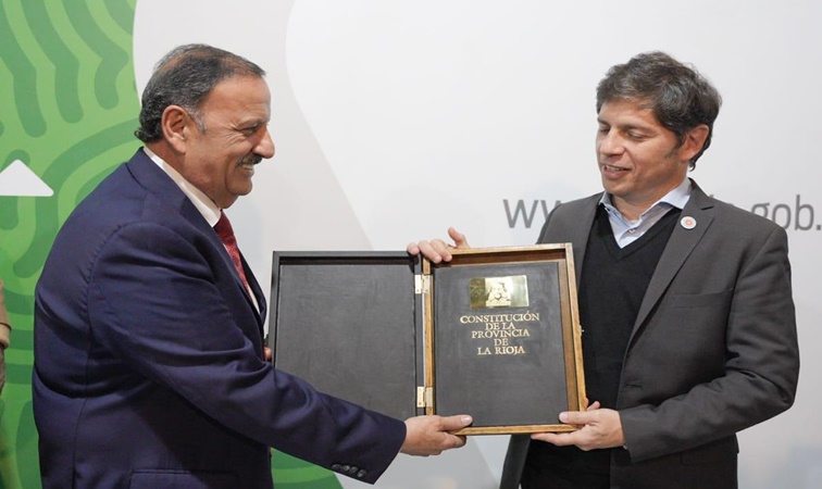 Quintela y Kicillof firmaron convenios de cooperación y asistencia recíproca