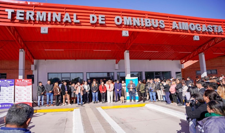Fue inaugurad la nueva terminal de Aimogasta