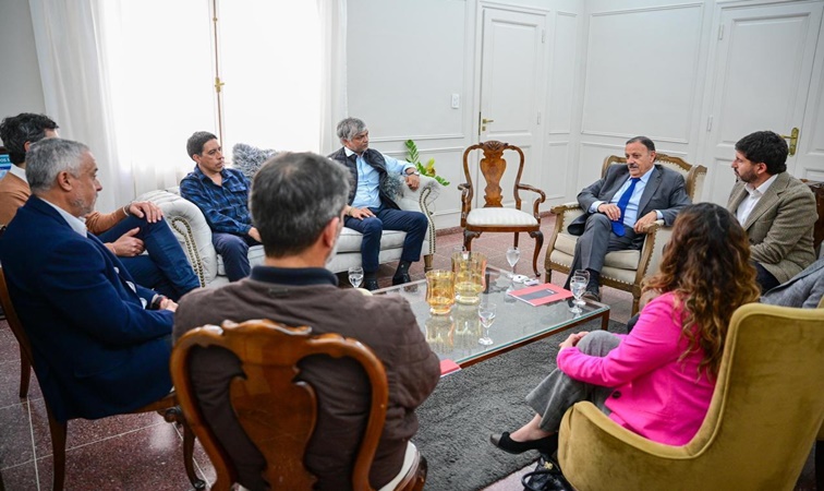 Inversores mineros de India se reunieron con el gobernador Ricardo Quintela