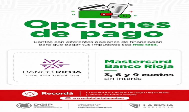 Contribuyentes de la DGIP pueden abonar impuestos con tarjeta Mastercard BR